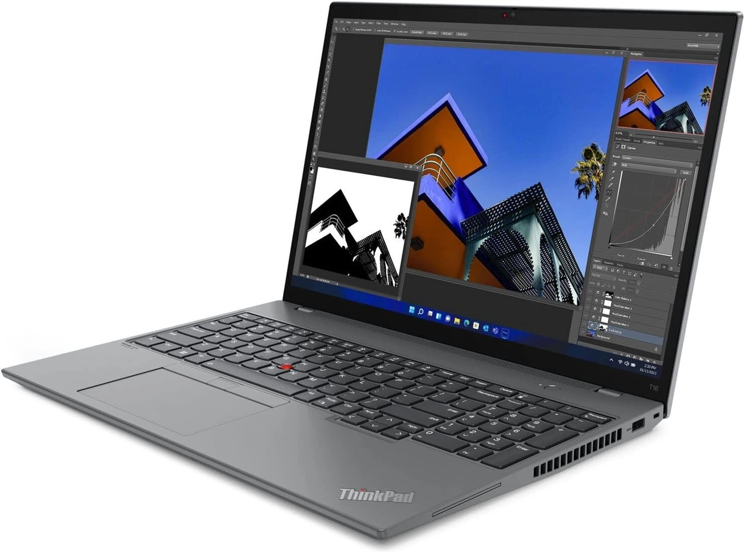 لابتوب Lenovo ThinkPad T16 AMD R7 PRO-6850U 16GB/512GB (21CHS05B00)