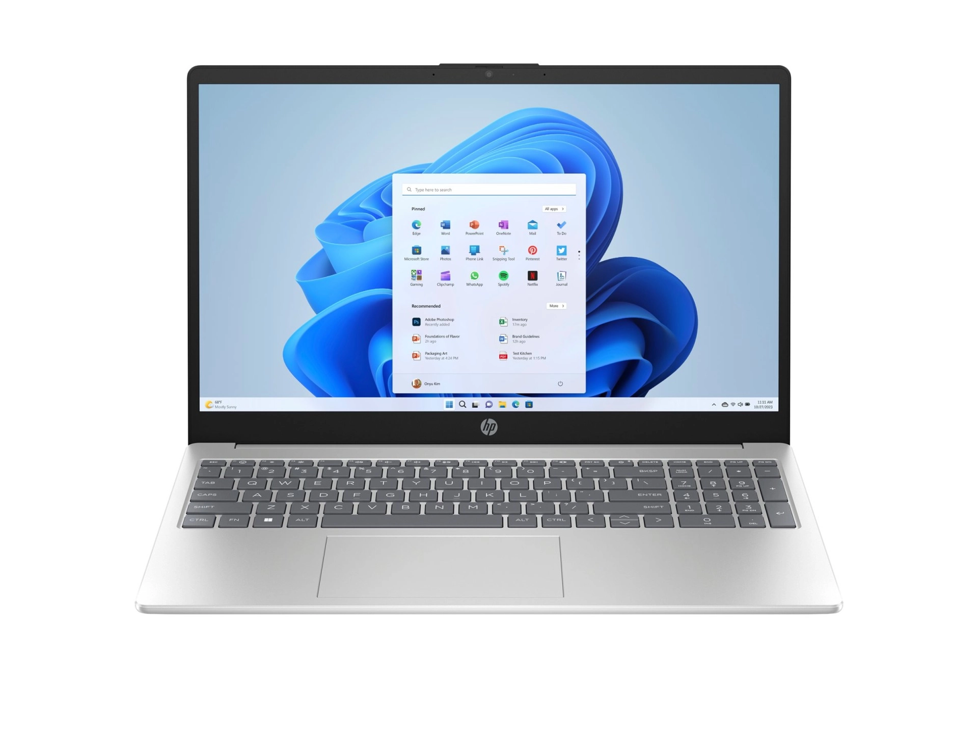 لابتوب HP Core 7-150U ‏16GB/512GB (15-fd1899nr)