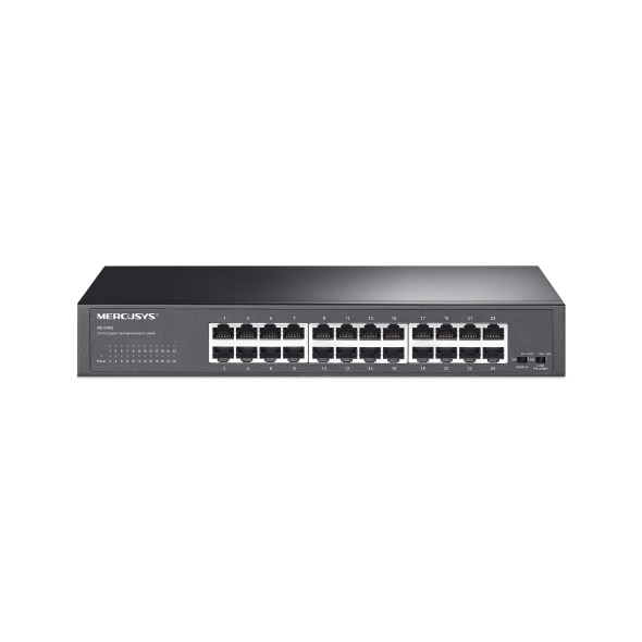 Mercusys سويتش Gigabit Desktop Rackmount ‏24 منفذ MS124GS