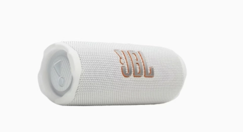 مكبر صوت محمول JBL Flip 7 باللون الأبيض (1200130019302)