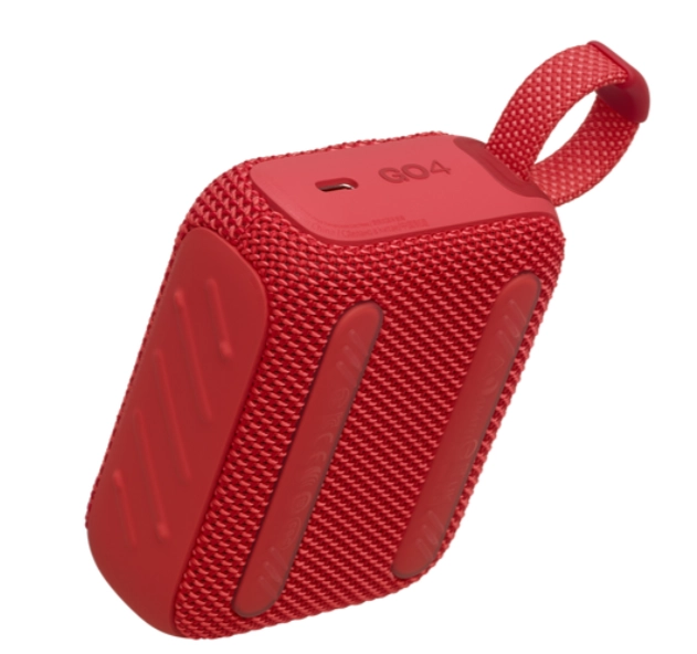 مكبر صوت محمول JBL Go 4 باللون الأحمر (JBLGO4RED)