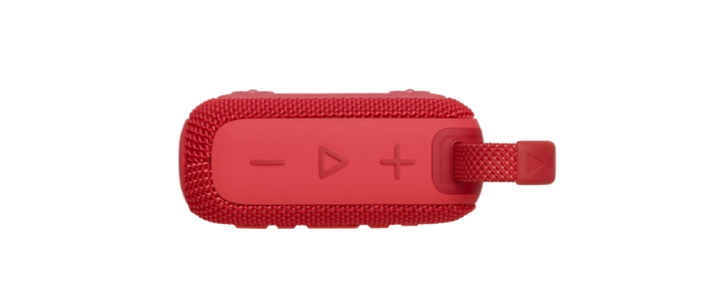 مكبر صوت محمول JBL Go 4 باللون الأحمر (JBLGO4RED)