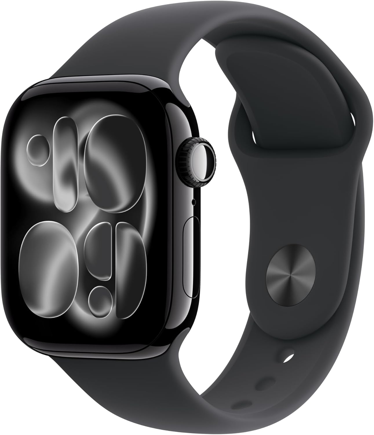 Apple Watch Series 11 GPS 42mm Jet Black Aluminium Case With Black Sport Band MEQT4 S/M