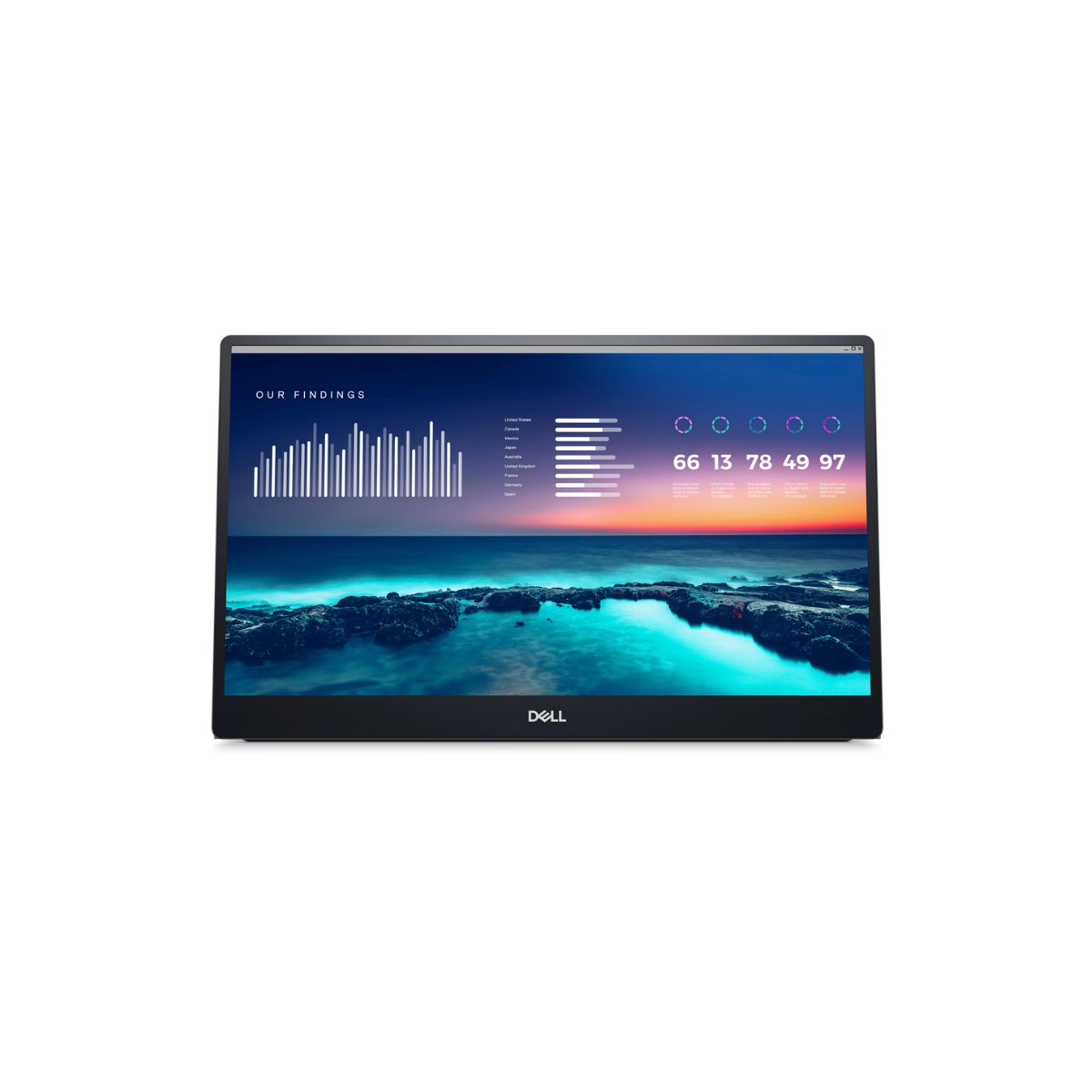 شاشة Dell 14 P1424H مقاس 14 بوصة