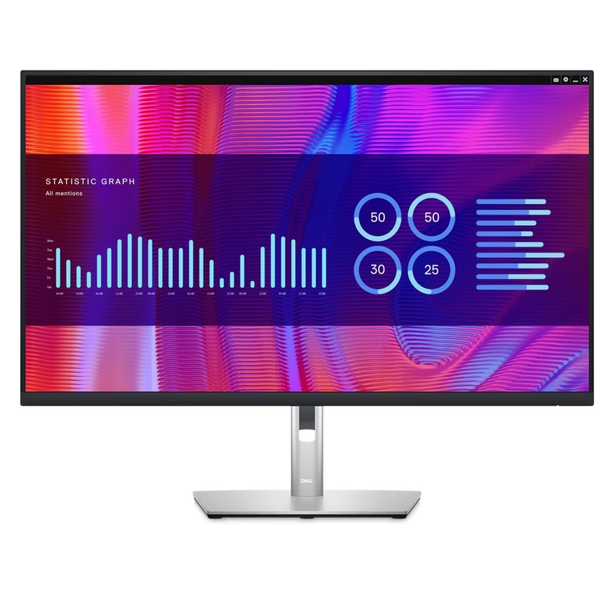 شاشة Dell Pro 32 Plus P3223DE IPS مقاس 31.5 بوصة
