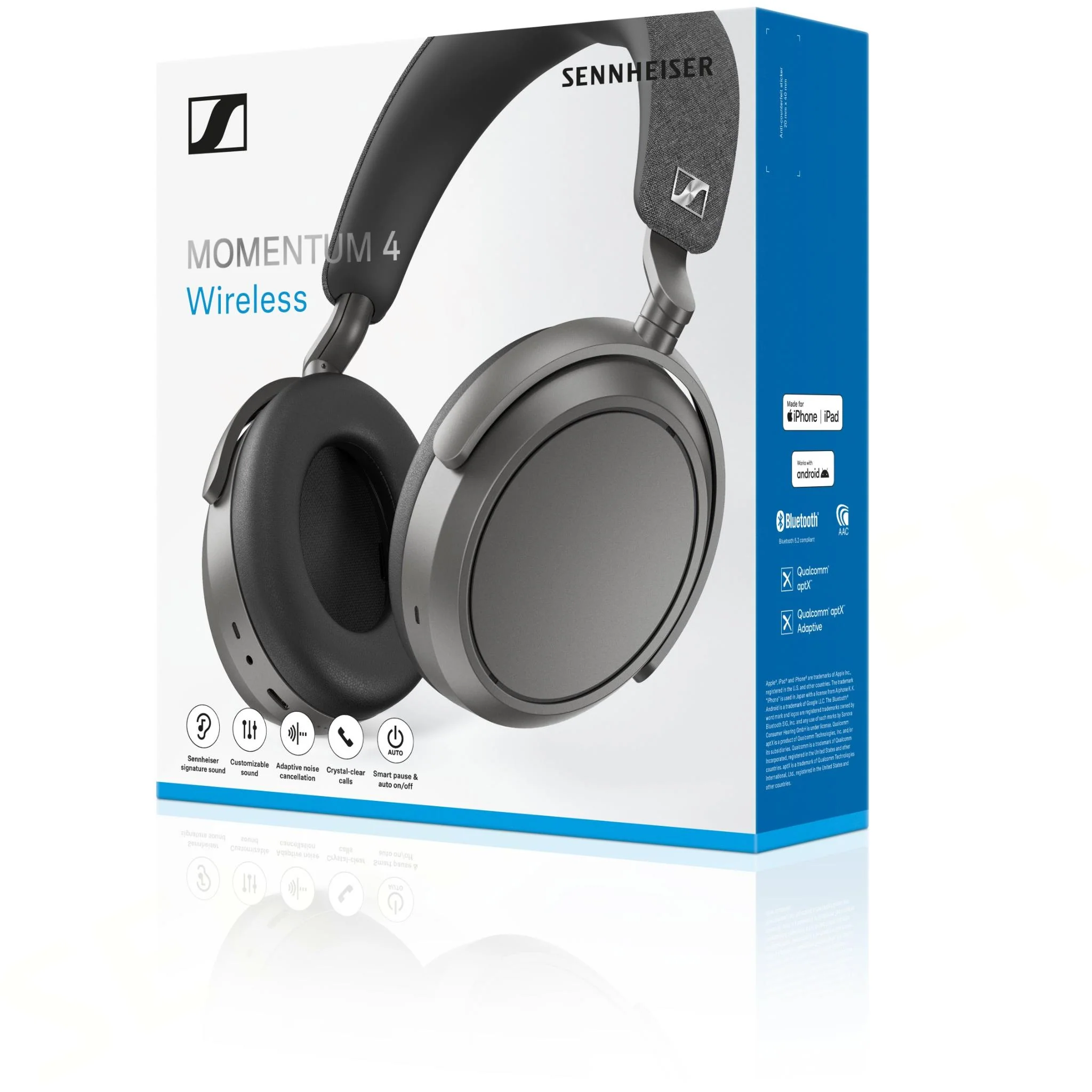Sennheiser Momentum 4 Bluetooth Headset Graphite (700383)