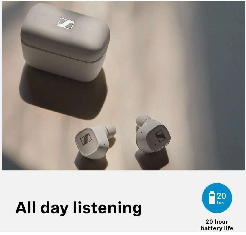 Sennheiser True Wireless White (508901)