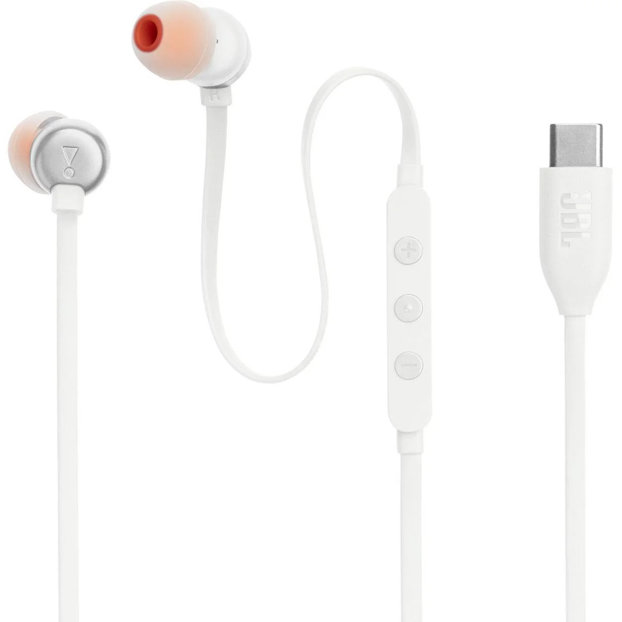 JBL T310C Wired In-Ear Headphones,white
