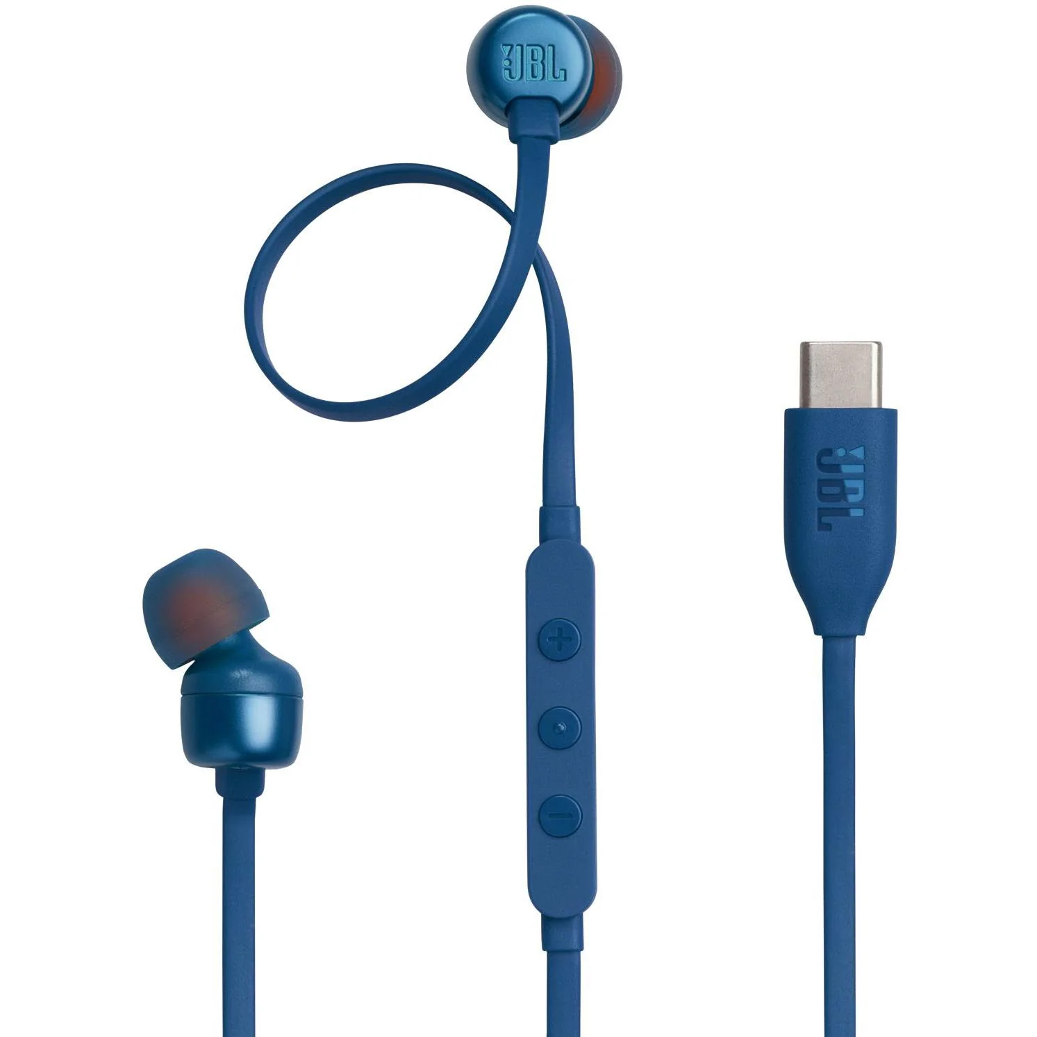 JBL T310C Wired In-Ear Headphones,blue