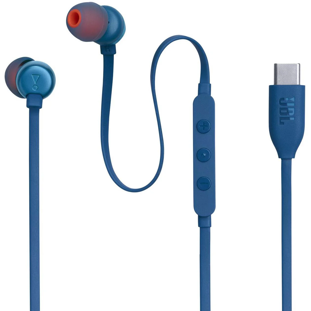 JBL T310C Wired In-Ear Headphones,blue