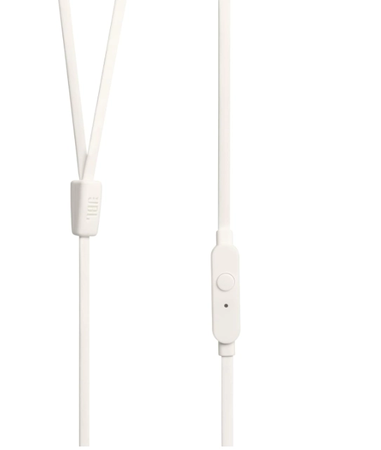 JBL T110 Wired In-Ear Headphones,white