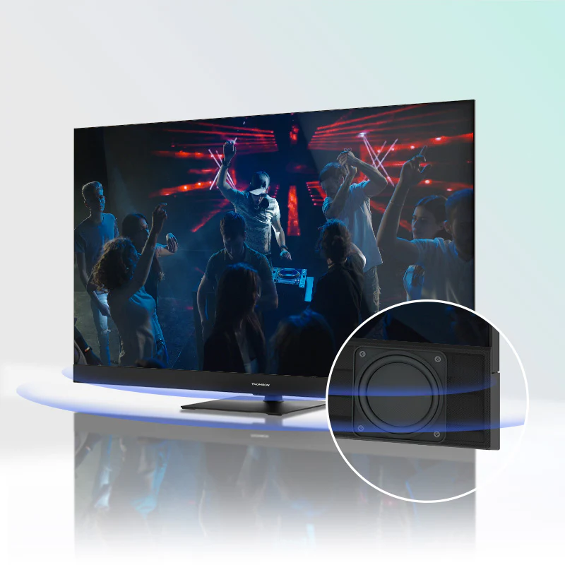 Телевизор Thomson 43 дюйма QLED Plus с фронтальными динамиками