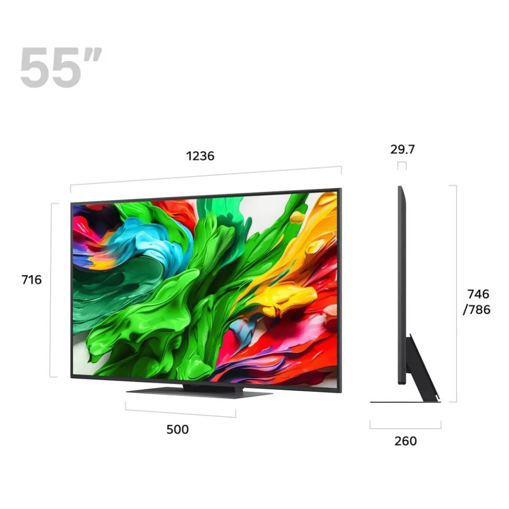 LG 55 inch QNED 4K Smart TV 55QNED80A6A