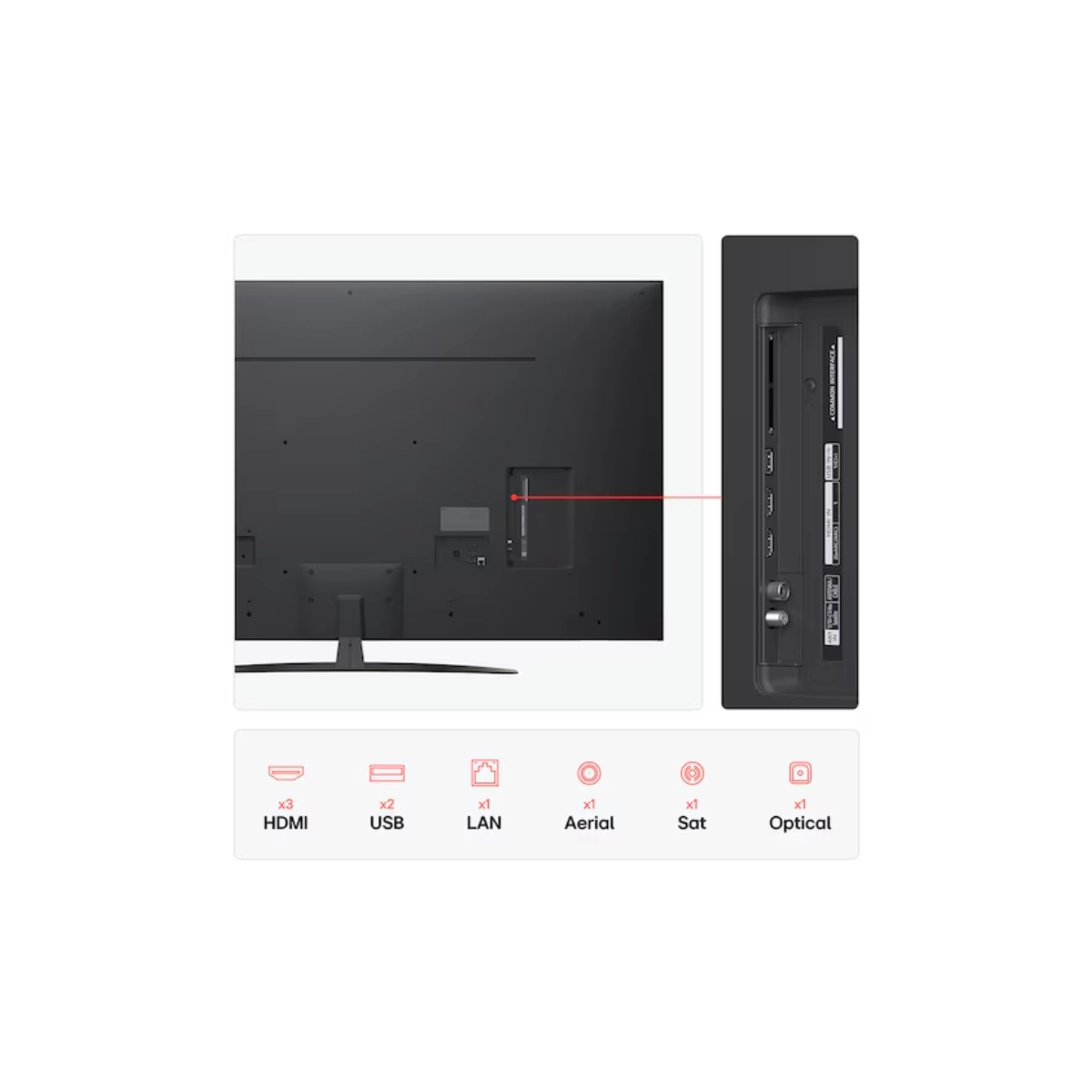 تلفزيون LG ذكي 65 بوصة NanoCell 4K موديل 65NANO81A6A
