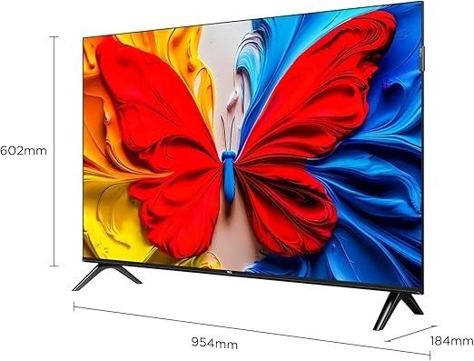 تلفزيون TCL ذكي 43 بوصة HD QLED بنظام Google TV S5K
