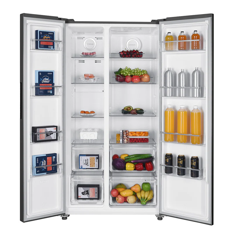 Sharp Side-by-Side Refrigerator 655L Inverter Dark Silver
