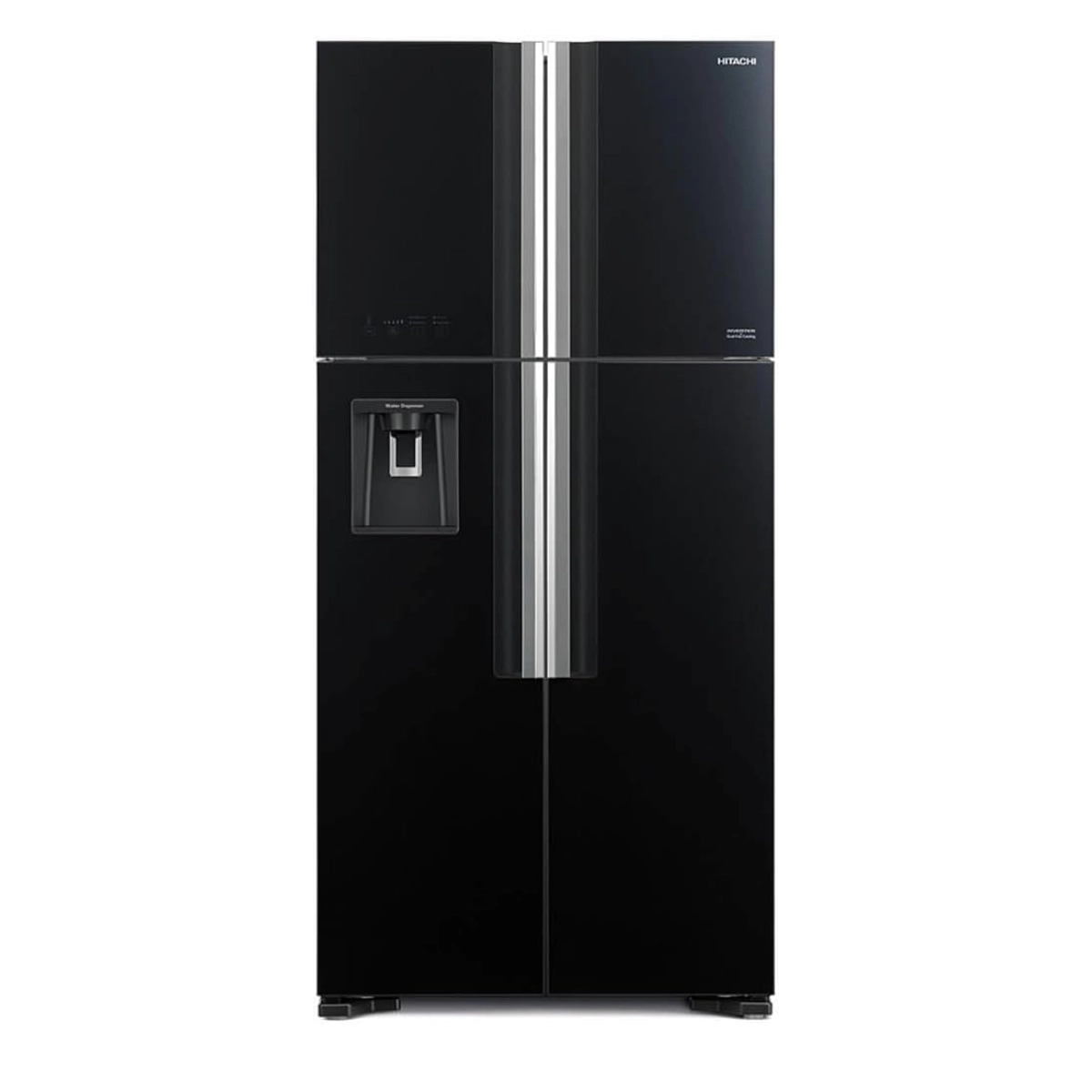 Hitachi Side-by-Side Refrigerator 760L Glass Black (RW760GBK)