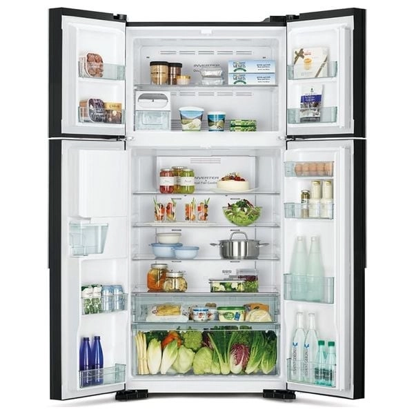 Hitachi Side-by-Side Refrigerator 760L Glass Grey (RW760GGR)
