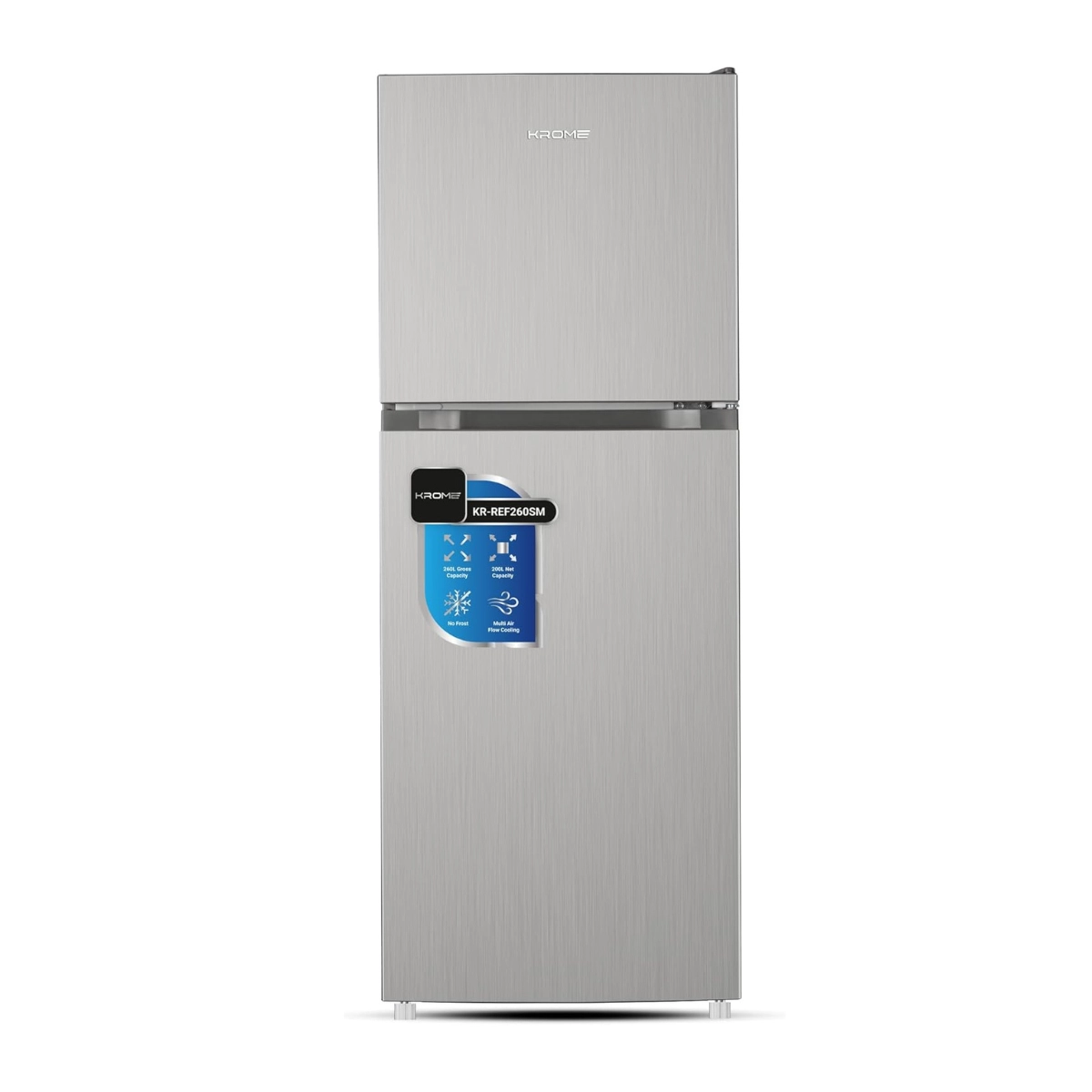 Krome Refrigerator 260L No Frost (KR-RFF260SM)