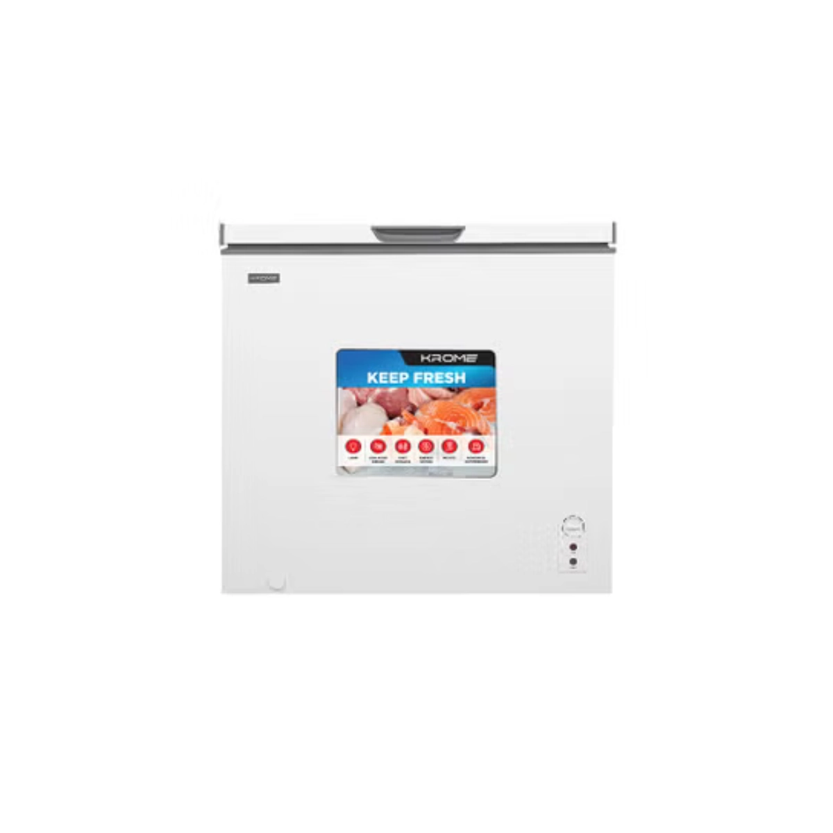Krome Chest Freezer 225L (KR-CF225R)