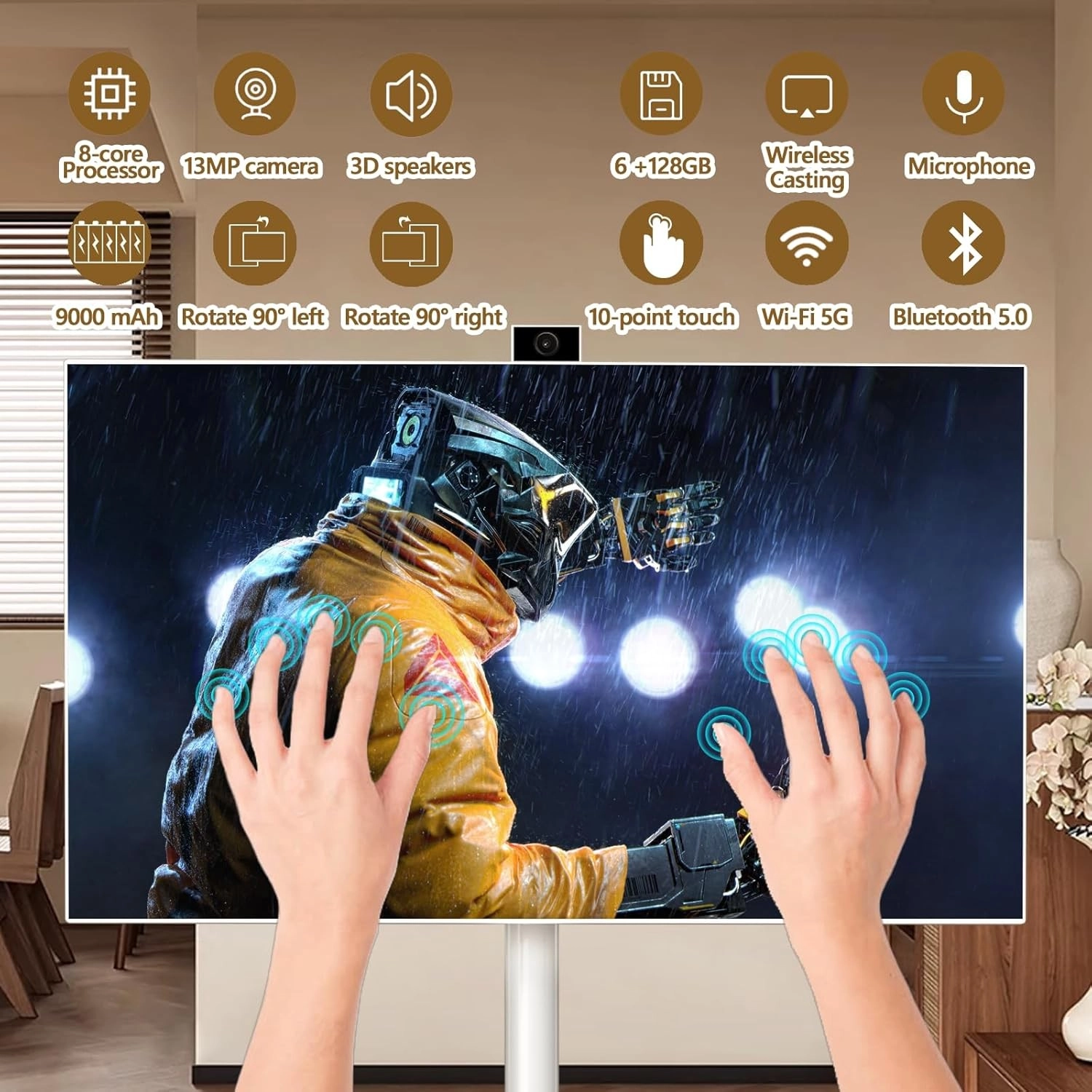 Green Lion THRONE 27" Portable Smart FHD Touchscreen TV