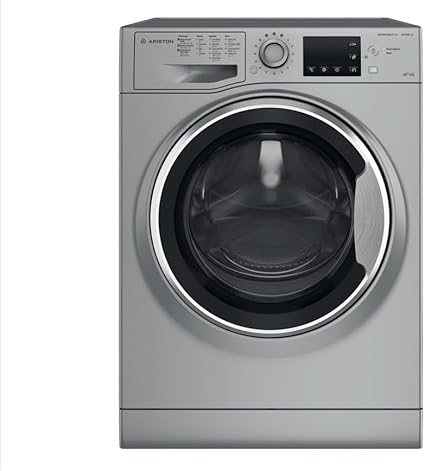 غسالة مع مجفف Ariston 8/5 كجم 1400 دورة فضي ARWD085142DMME