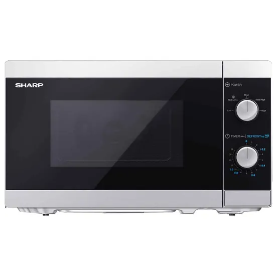 Sharp Микроволновая Печь 20L Solo Зеркальное Стекло Серебристая
