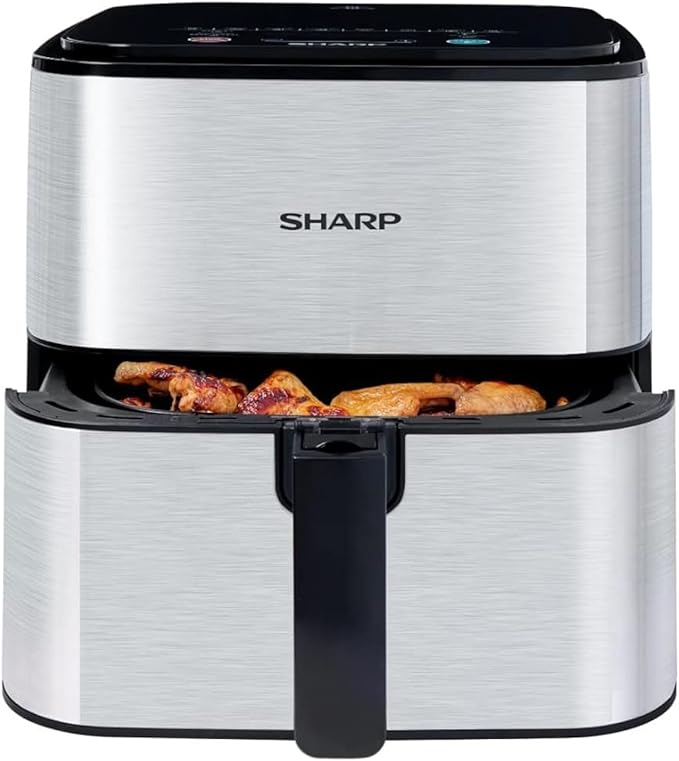 Sharp Аэрофритюрница 1600W 7L Нержавеющая Сталь