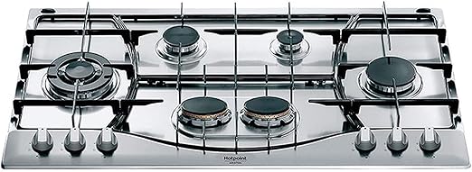 Ariston Gas Hob 90cm 6-Burner Stainless Steel (PHN962TSIXA)