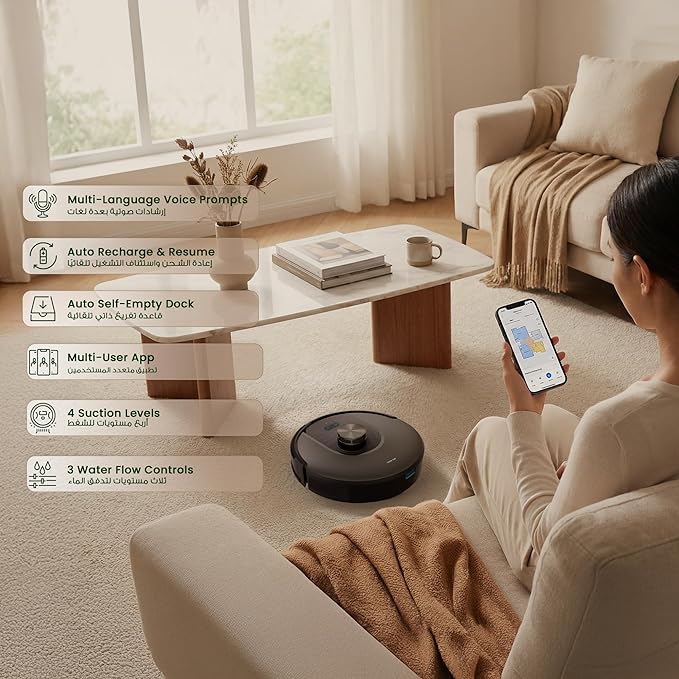 Green Lion Smart Robot Vacuum Pro 4000Pa