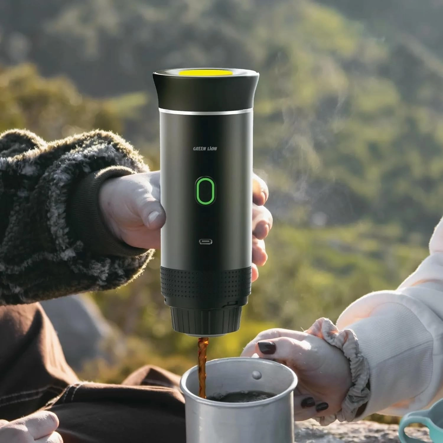 ماكينة قهوة Green Lion CAFFEX بقدرة 72W