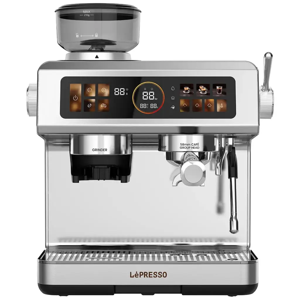 Полуавтоматическая кофемашина LePresso Deliziosa Touch Control 20 Bar (LPCFFSCM0098SL)