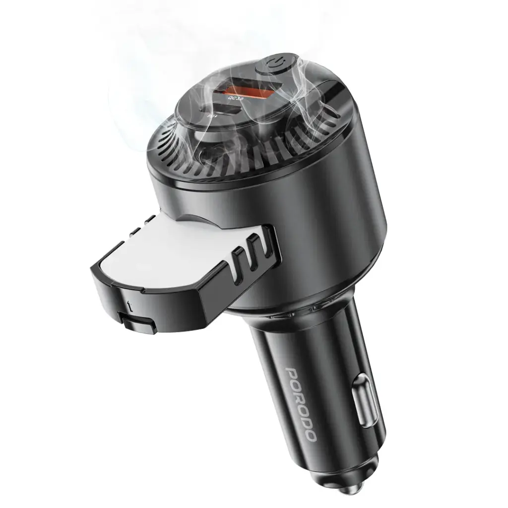 Автомобильное зарядное устройство Porodo Mist Charge 2-в-1
