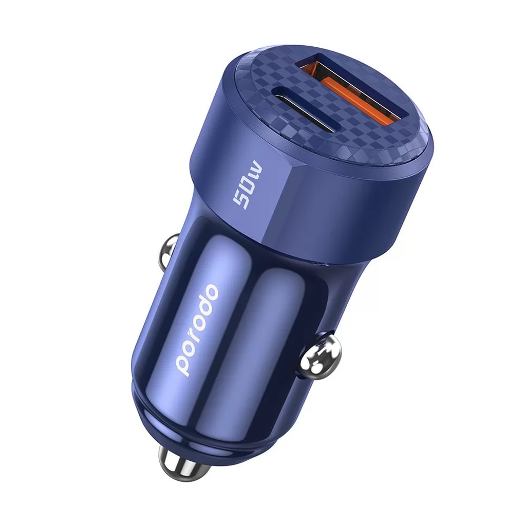 Автомобильное зарядное устройство Porodo 50W Dual Output