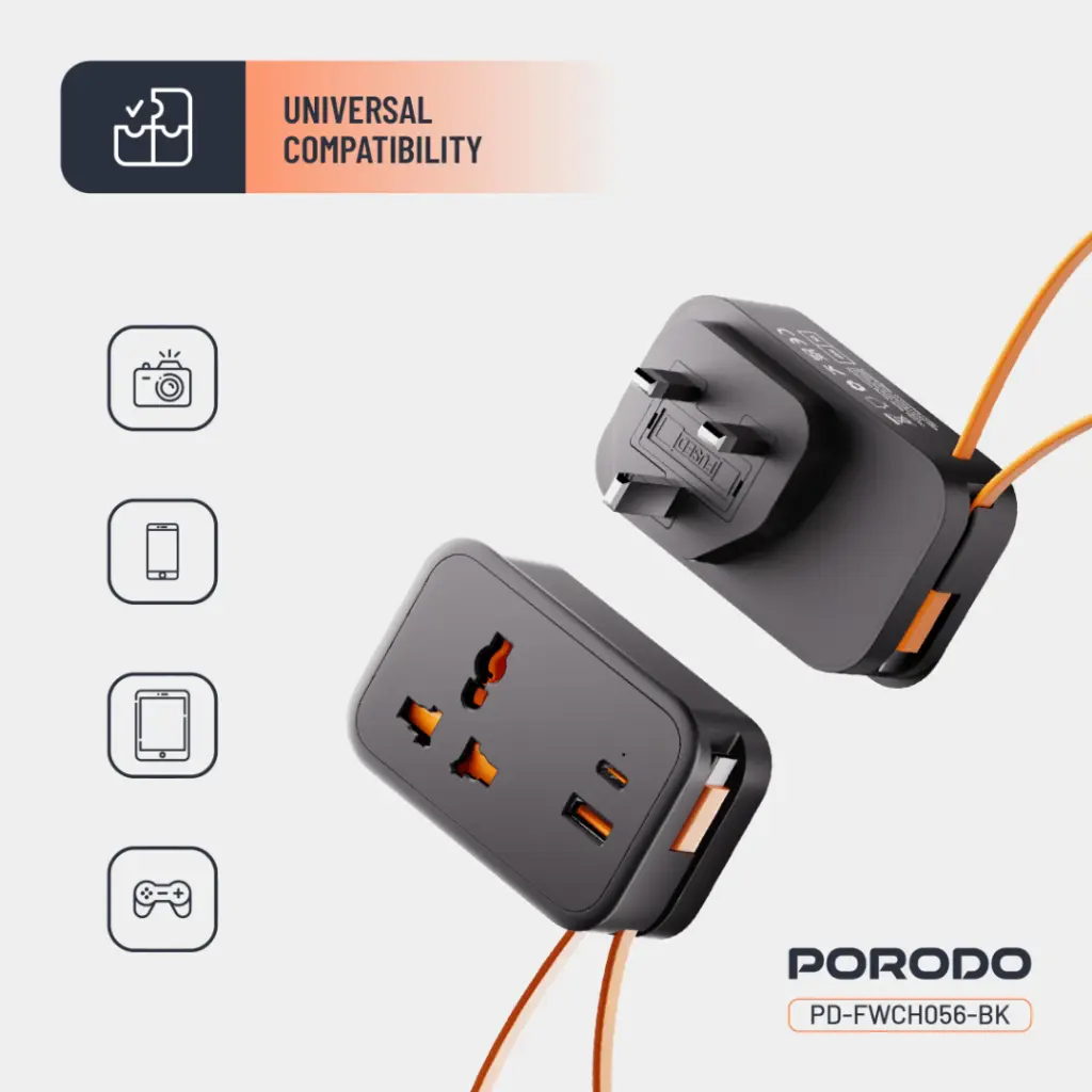 Porodo универсальные настенные розетки