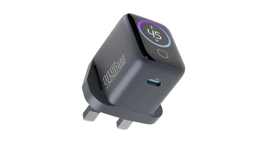 Powerology VOLTFLOW 45W AVS GaN настенное зарядное устройство