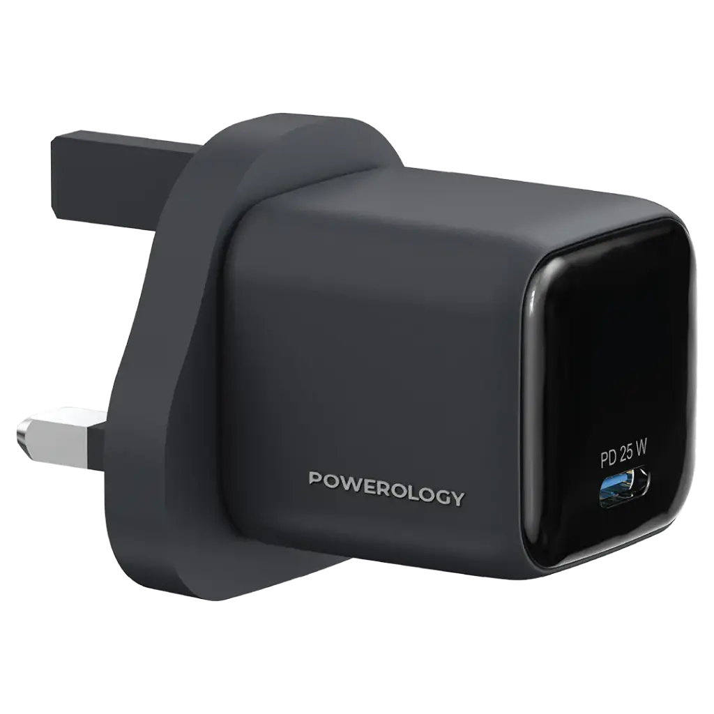 Powerology Volt-X 25W Mini GaN настенное зарядное устройство