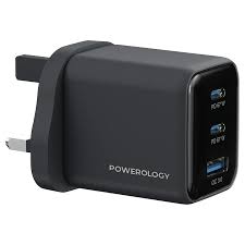 Powerology Volt-X 67W Multi-Port GaN настенное зарядное устройство