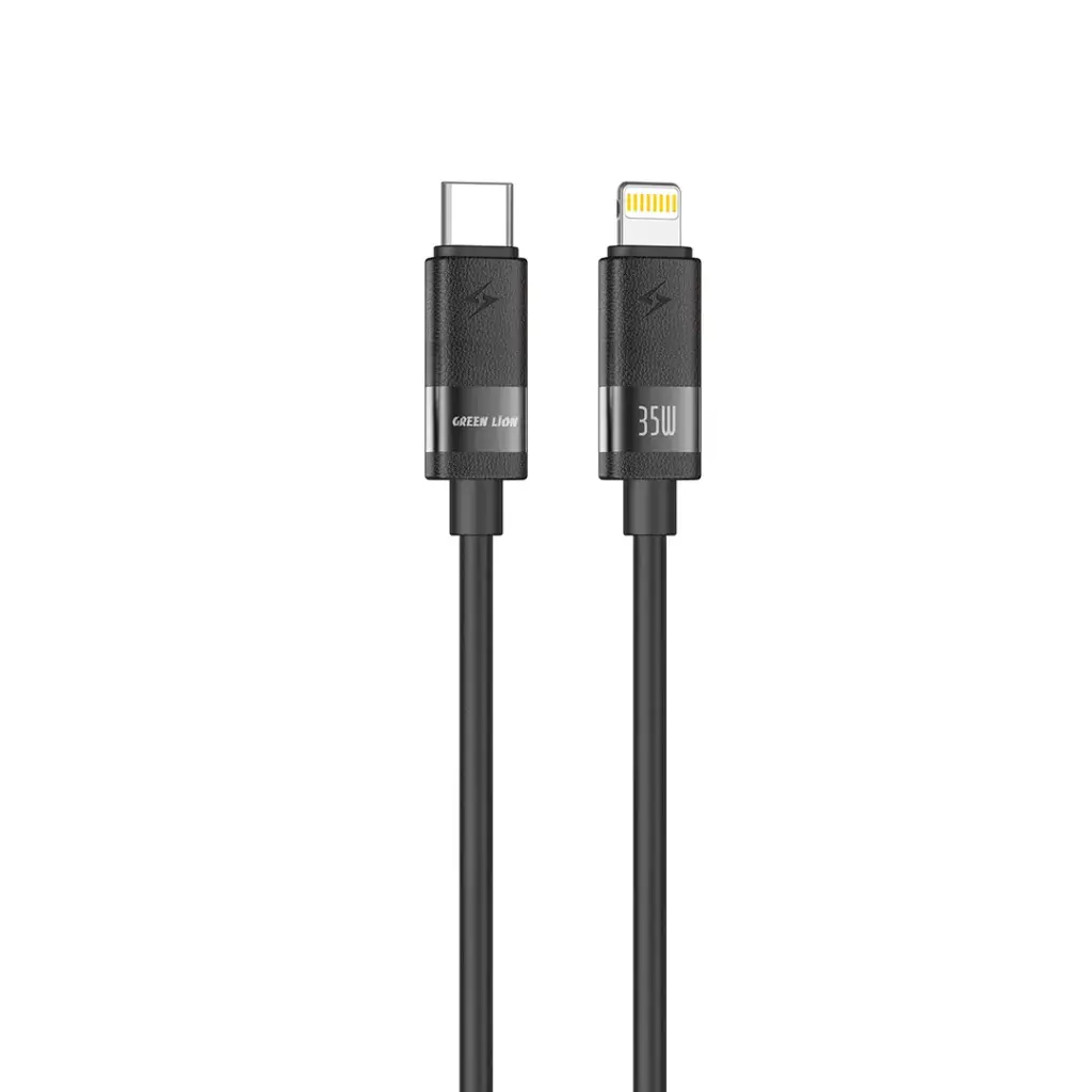 Green Lion Matte Silicone кабель 1м USB-C на Lightning 35W