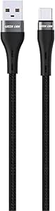 Green Lion LED Display плетёный кабель 1м USB-A на Lightning 12W