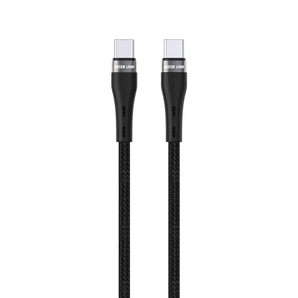 Green Lion USB-C на USB-C плетёный кабель 2M