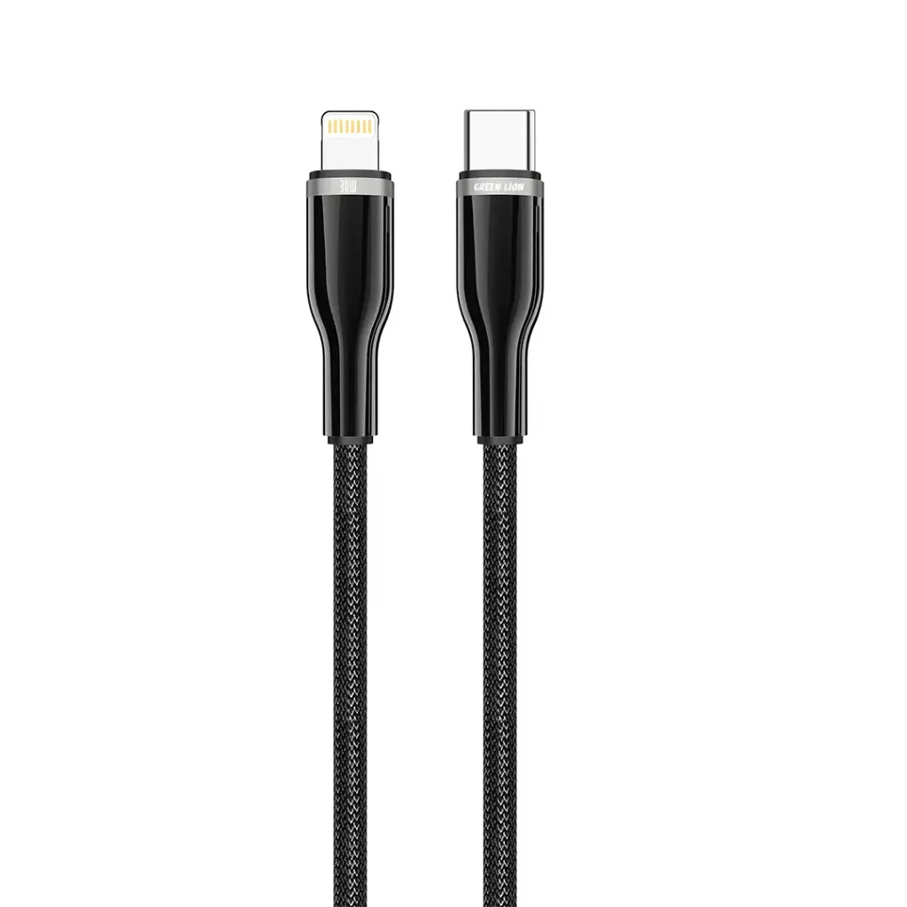 Green Lion плетёный кабель Zinc Alloy USB-C на Lightning 27W