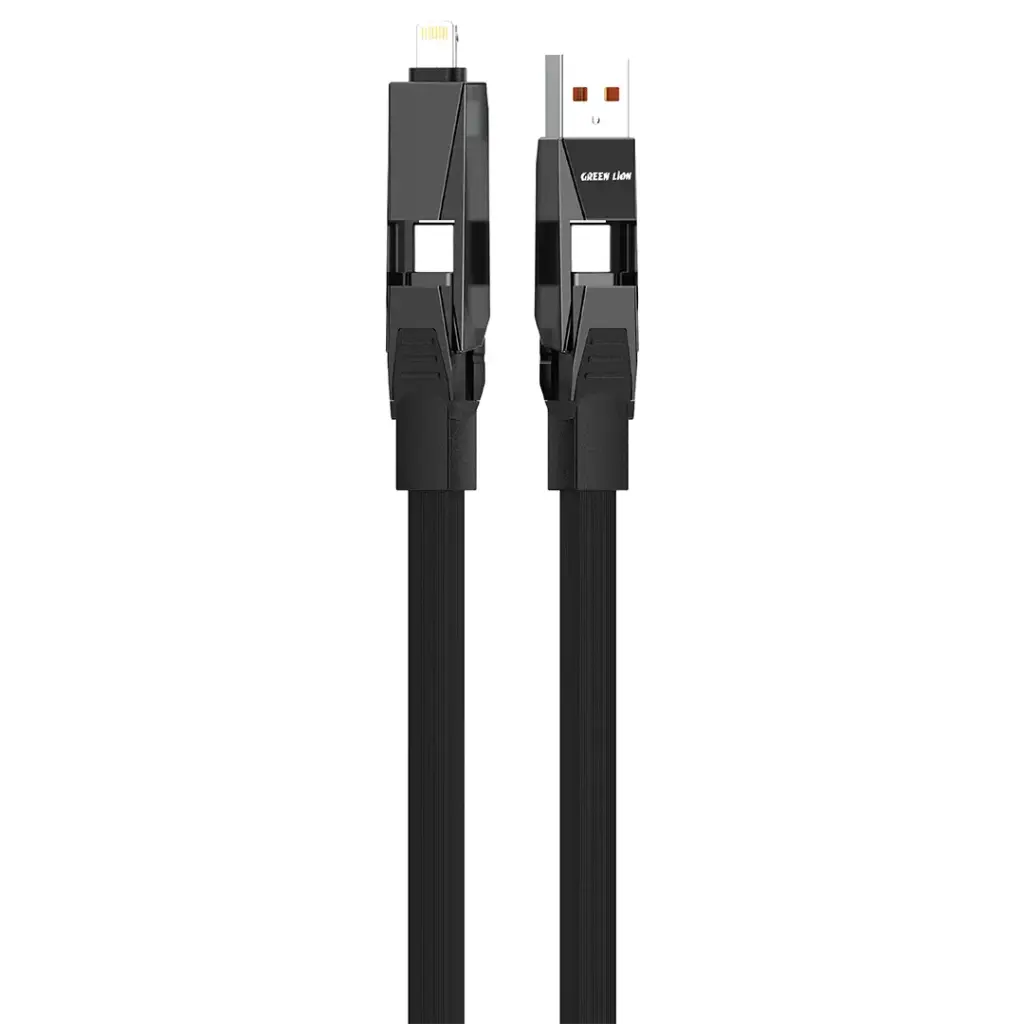 Green Lion 4 в 1 кабель быстрой зарядки 240W 1.2M