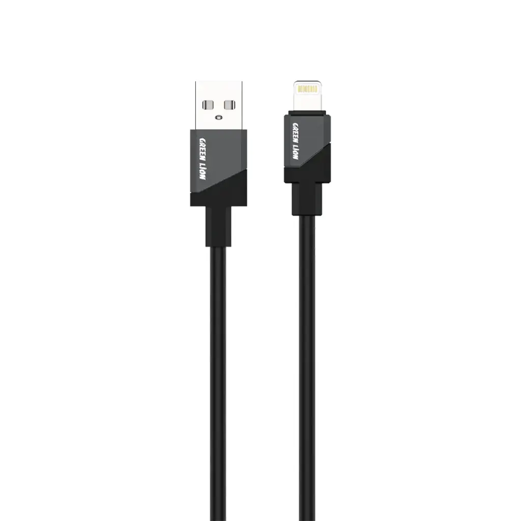 Green Lion USB-A на Lightning силиконовый кабель 1м 12W