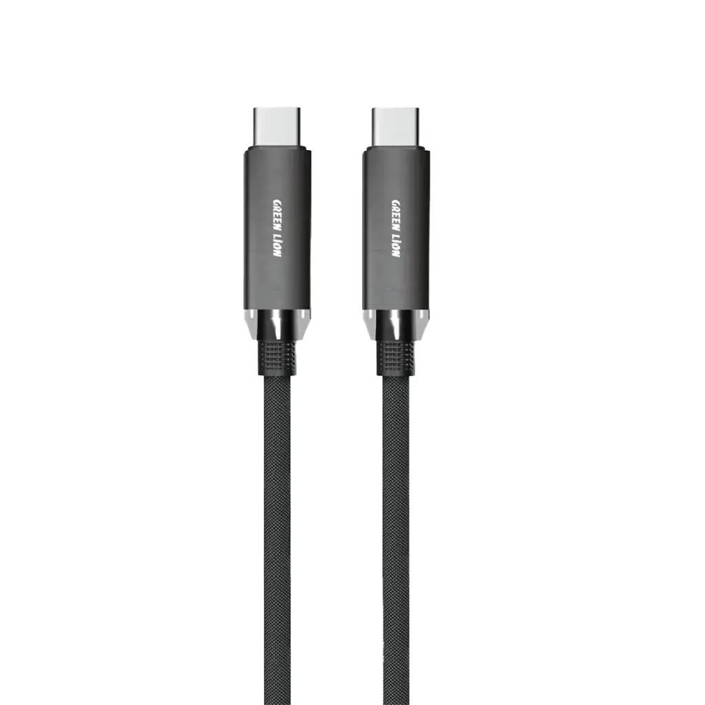 Green Lion плетёный кабель Type-C на Type-C 240W 1м