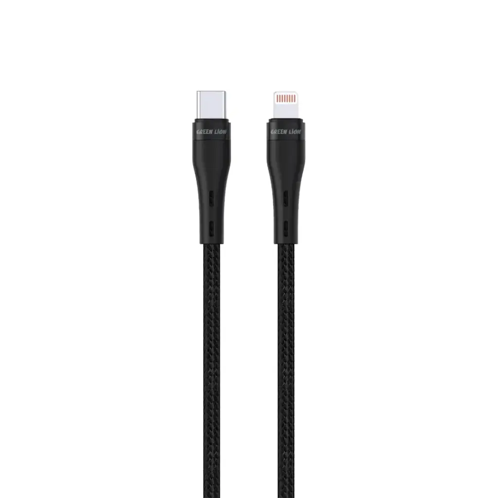 Green Lion плетёный USB-C на Lightning кабель 5м 20W