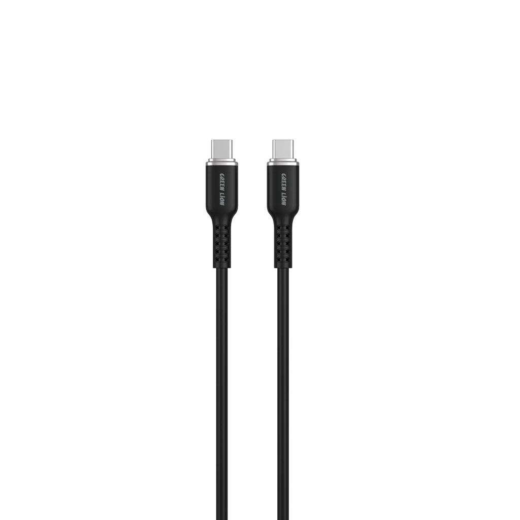 Green Lion USB-C на USB-C силиконовый кабель