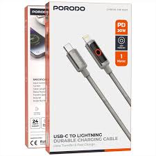 Porodo ChargeLite USB-C - Lightning Кабель
