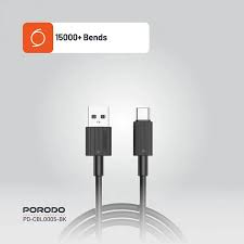 Porodo Прочный Кабель Зарядки USB-A - USB-C