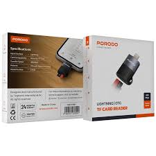Porodo Lightning OTG кард-ридер TF